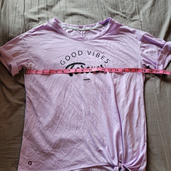 Small Reitmans Hyba 'Good Vibes Forever' Purple Top - Picture 4 of 8